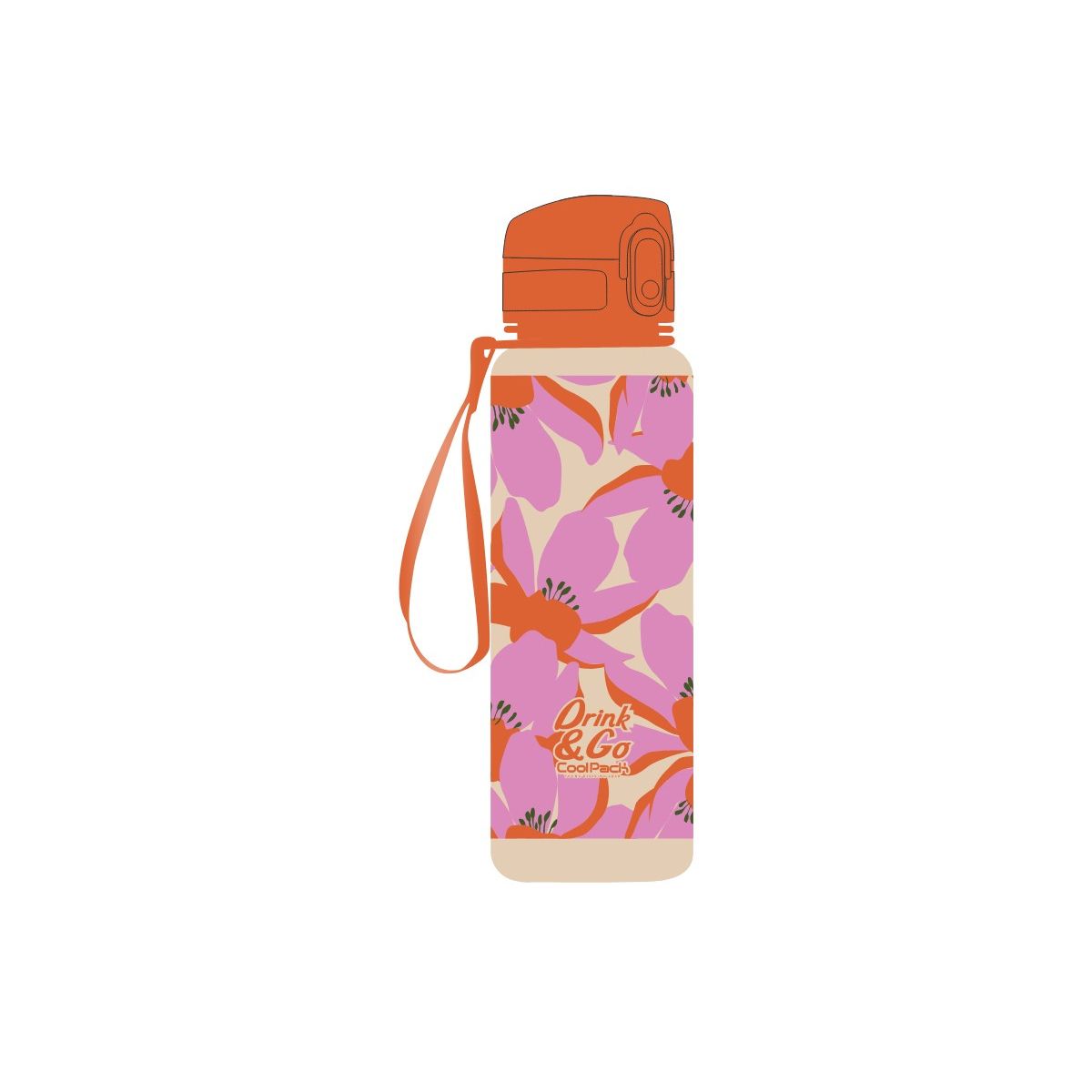 Bidon Patio Cool Pack Brisk FLORES ROSA (Z16914)