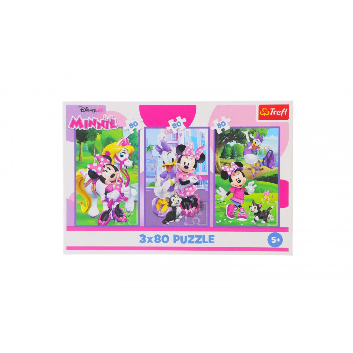 Puzzle Trefl Myszka Miki Minnie i przyjaciele 3x80 el. (34889)