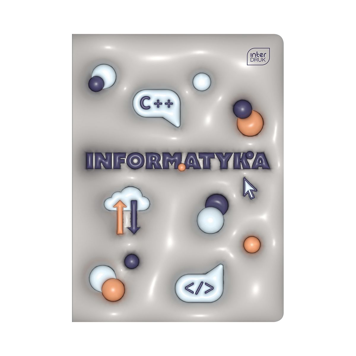 Zeszyt tematyczny Interdruk HYBRID INFORMATYKA A5 60k. 70g krata (+pigułka wiedzy)