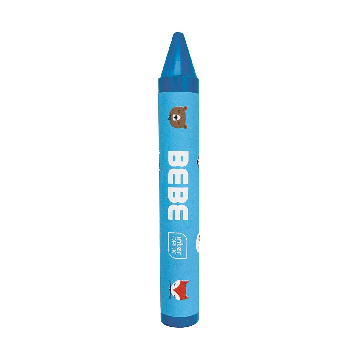 Kredki świecowe Interdruk BB KIDS pastel jumbo 8 kol. (8 kol)