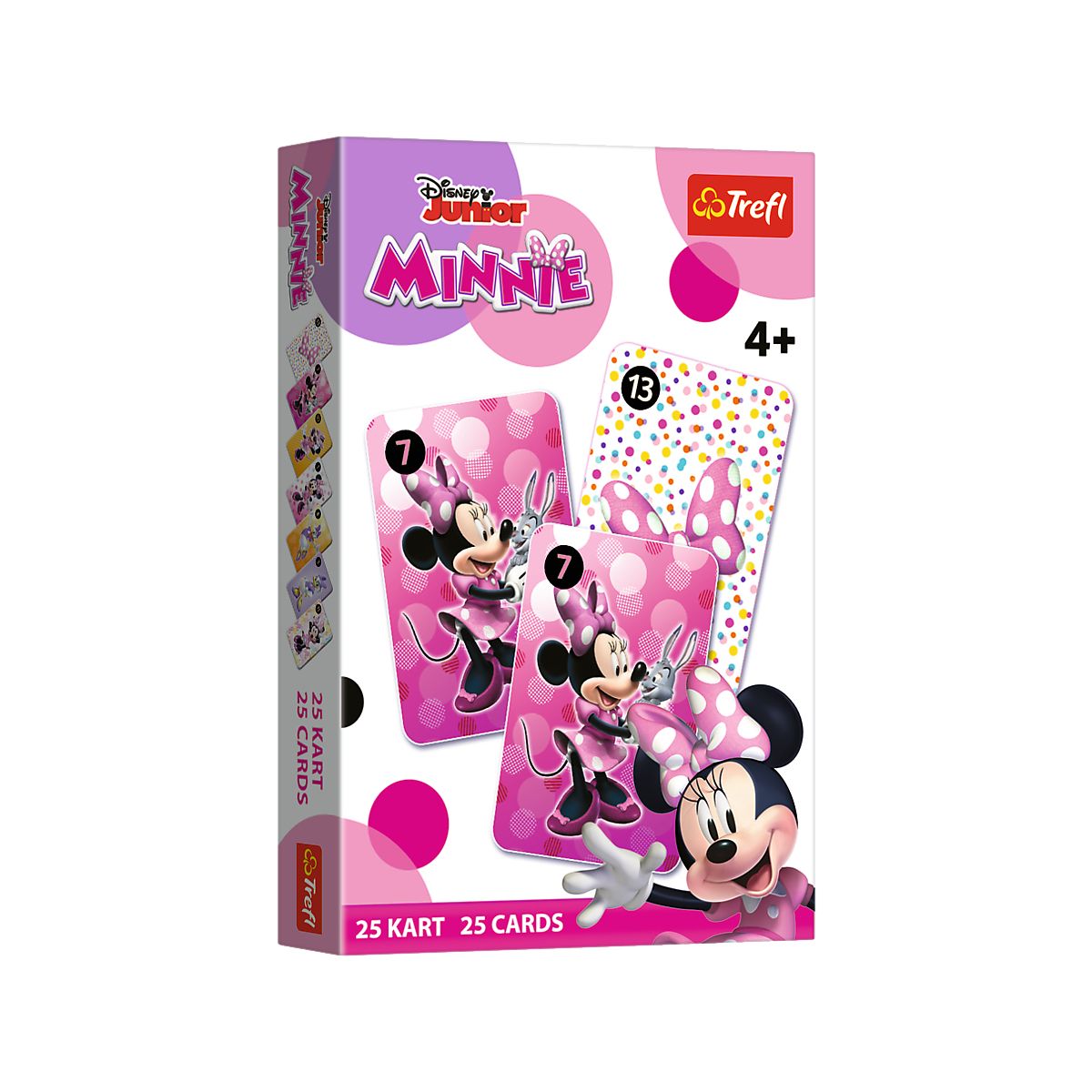 Karty Trefl Disney Piotruś - Minnie (08495) 25 sztuk