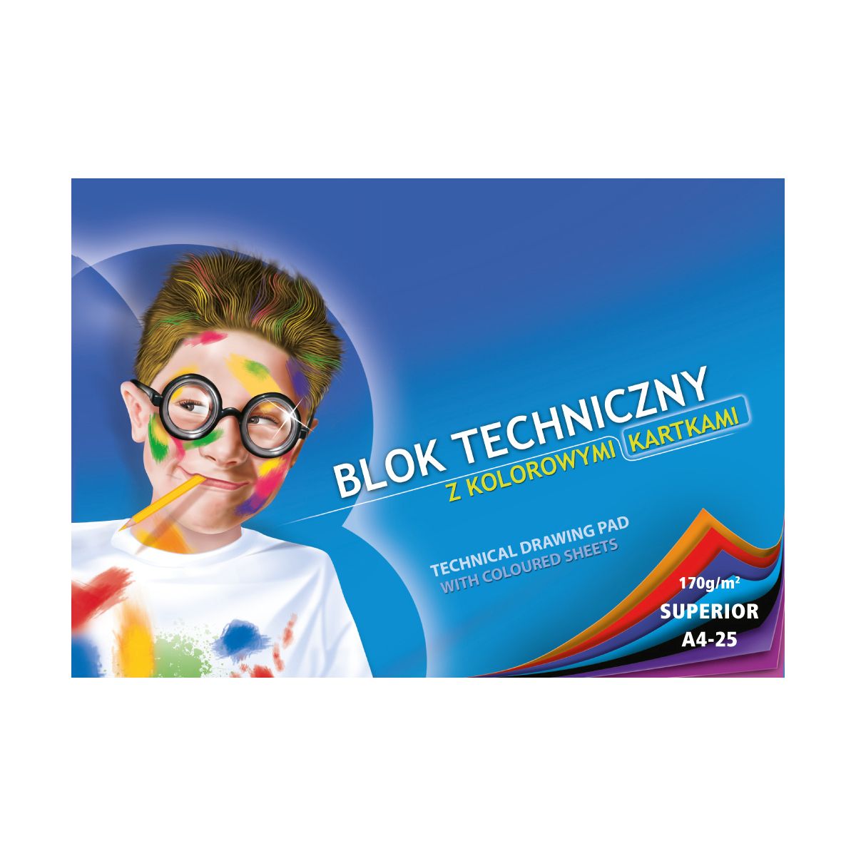 Blok techniczny superior A4 170g 25k Kreska
