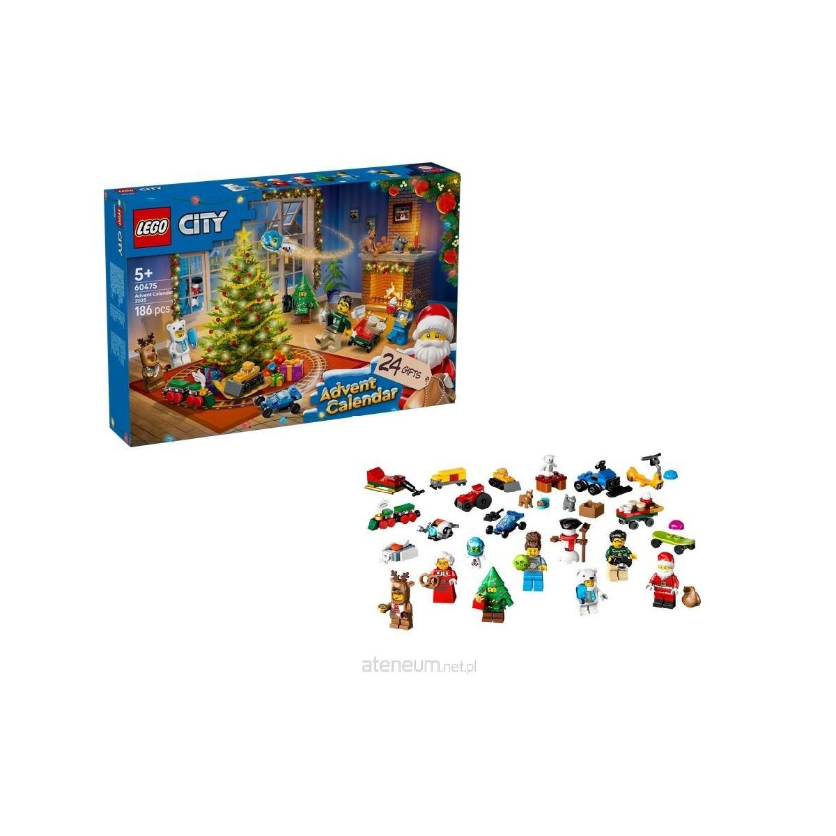 Klocki konstrukcyjne City Kalendarz adwentowy na 2025 rok Lego (60475)
