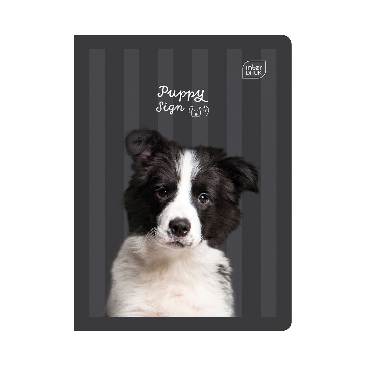 Zeszyt Interdruk PUPPY SIGN A5 32k. 70g linia kolor