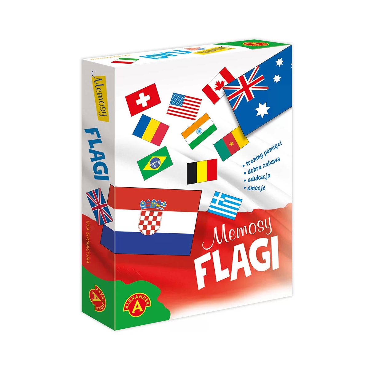 Gra edukacyjna Memosy – Flagi Alexander (26993)