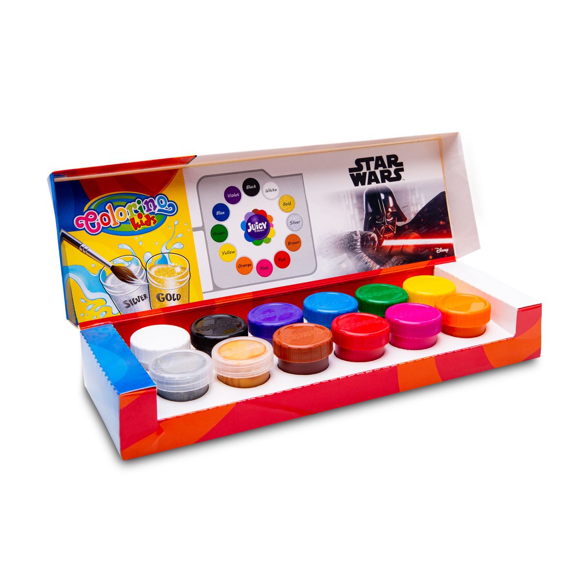 Farby plakatowe Patio Star Wars kolor: mix 20ml 12 kolor. (89489)