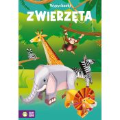 Książeczka edukacyjna Zielona Sowa Wypychanki. Zwierzęta