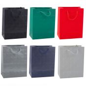 Torba prezentowa Elegancka Tłoczone Kwadraty [mm:] 230x180x 105 Lean (22263)