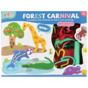 Masa plastyczna dla dzieci safarii mix Mega Creative (567759)
