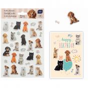 Naklejka (nalepka) Interdruk PUPPY SIGN (30szt)