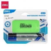 Marker suchościeralny Deli okrągły czar.+nieb mix 2,0mm okrągła końcówka (2mm)