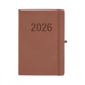Kalendarz książkowy (terminarz) 2026 MEMOFIX  TDW B5 Antra (MOCHA MAUSE)