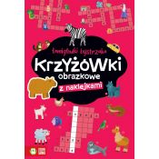 Książeczka edukacyjna Zielona Sowa Łamigłówki bystrzaka Krzyżówki obrazkowe