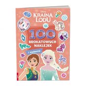 Książeczka edukacyjna Ameet Kraina Lodu. 100 Brokatowych Naklejek (NB 9109)