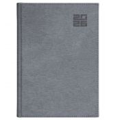 Kalendarz książkowy (terminarz) tygodniowy ALUMINIUM SREBRNY A4 Wydawnictwo Wokół Nas (237 A4TB)
