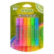 Klej w tubie 3D neon 6 kol. 10g Cricco (CR950B6)