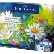 Zestaw plastyczny Faber Castell Classic do malowania akrylami (379280 FC)