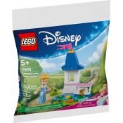 Klocki konstrukcyjne Disney Princess Miniaturowy zamek Kopciuszka z ogrodem Lego (30695)