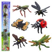 Figurka Owady Osa Modliszka Biedronka 4-6cm 6szt Lean (23293)