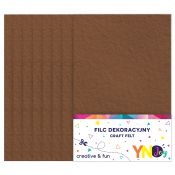 Filc Interdruk kolor: brązowy 8 ark. [mm:] 210x297 (IFILCBRĄZ)