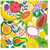 Serwetki Paw Lunch Tropical Delight różne celuloza [mm:] 330x330 (SDL139000)