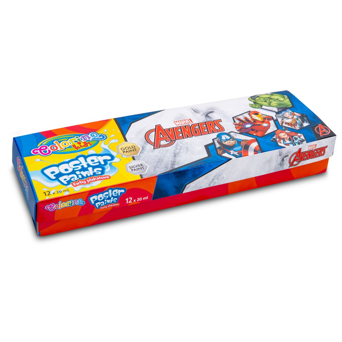 Farby plakatowe Patio Avengers kolor: mix 20ml 12 kolor. (91420)