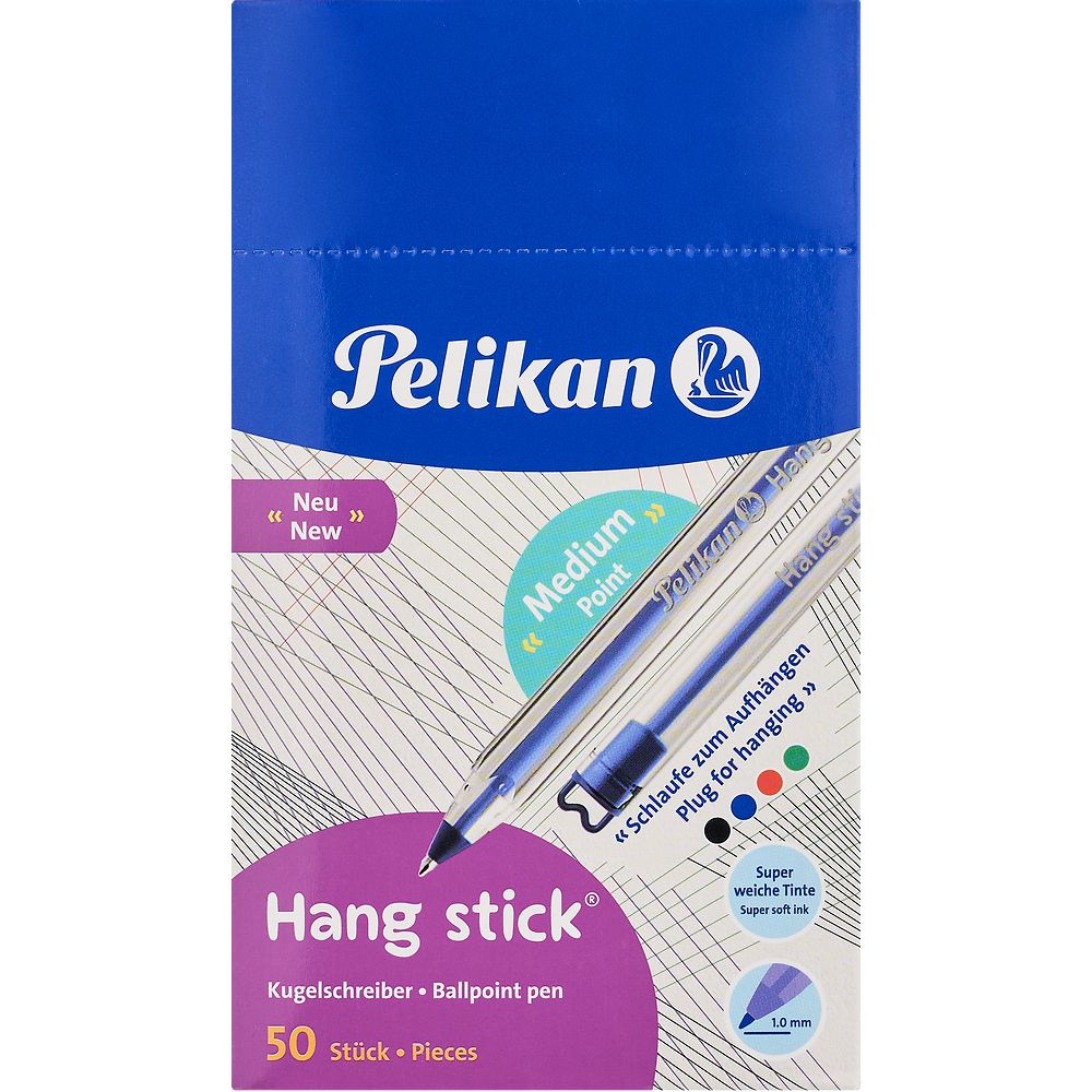 Długopis Hang Stick K86 niebieski 1,0mm Pelikan (400197414)