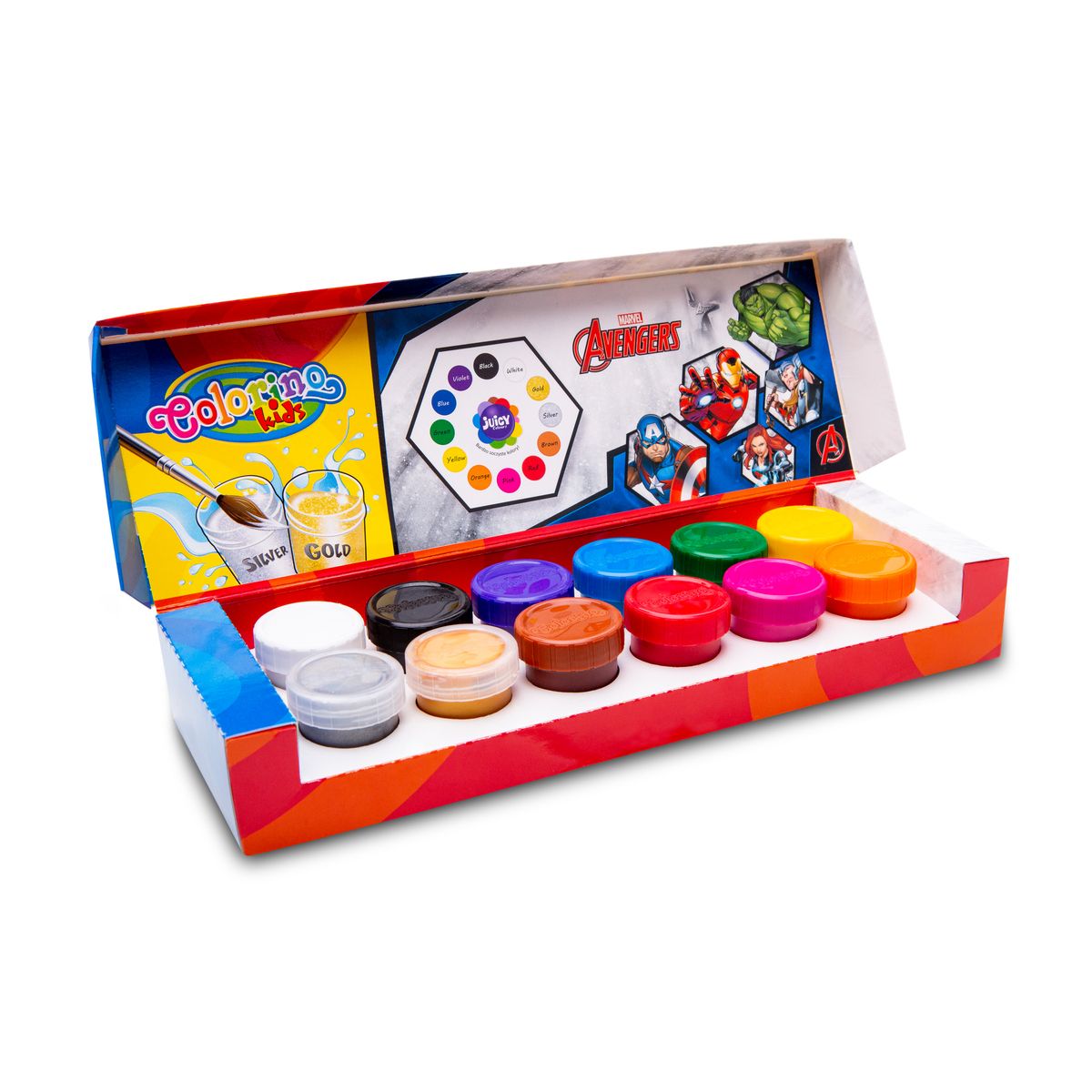 Farby plakatowe Patio Avengers kolor: mix 20ml 12 kolor. (91420)