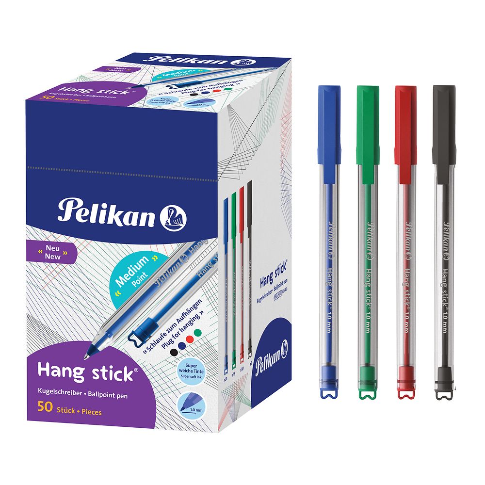 Długopis Hang Stick K86 niebieski 1,0mm Pelikan (400197414)